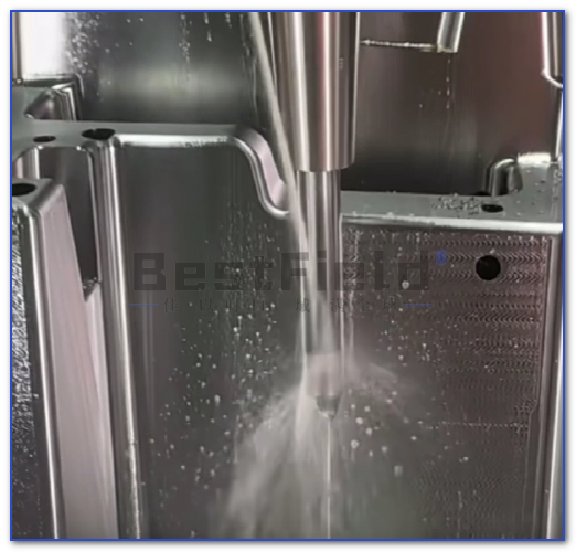 Large cavity processing